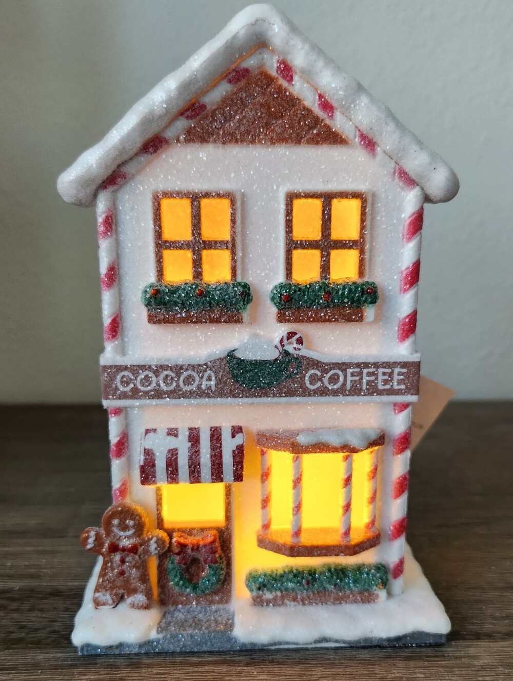 2024 TARGET BULLSEYE Light Up Cocoa Coffee Village House. NWT